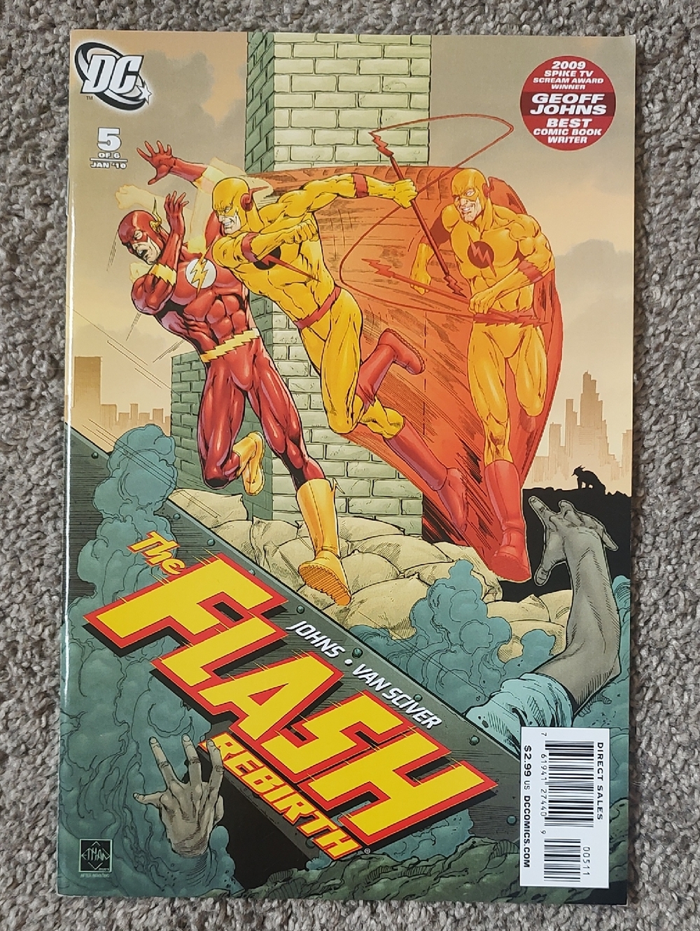 DC Comics The Flash Rebirth #5 January 2010